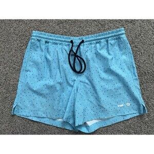 HUMANKIND x Target Blue Sprinkles Confetti Unlined Swim Bottom Shorts Size Small